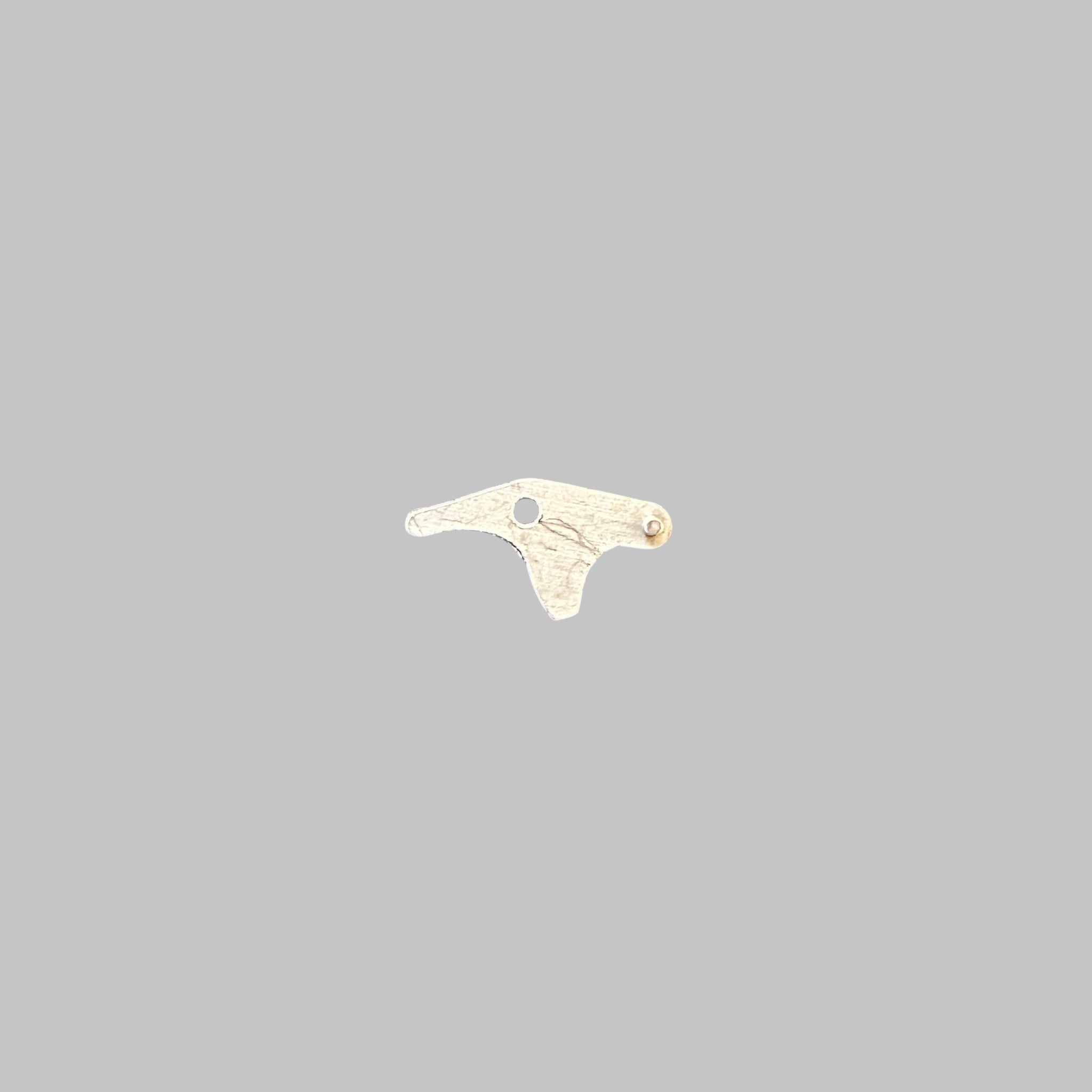 Genuine original vintage setting lever from Longines for caliber 12.68Z - side view