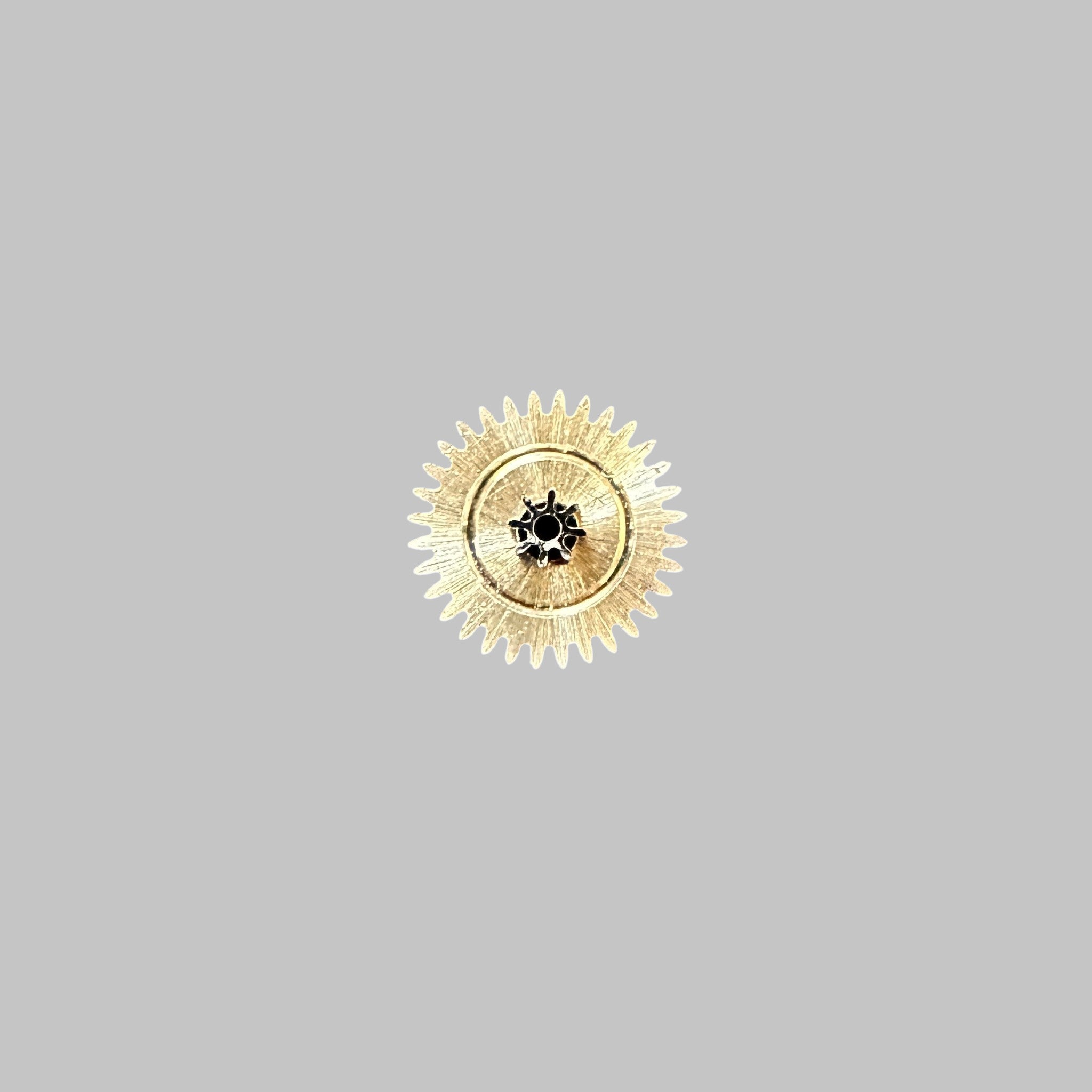 Genuine original vintage intermediate setting wheel from Longines for caliber 12.68Z - side view