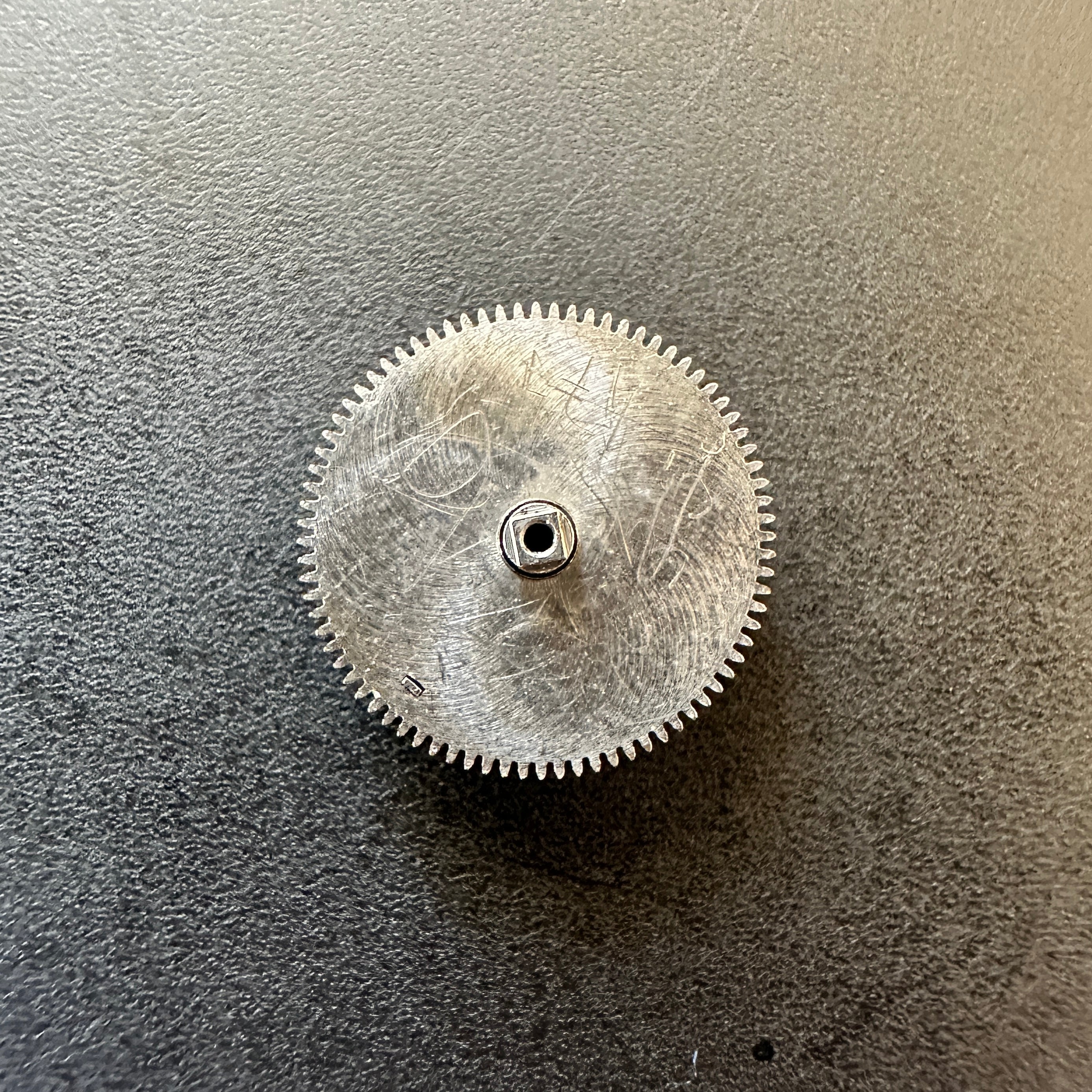 Genuine original vintage barrel from Longines for caliber 12.68Z - side view