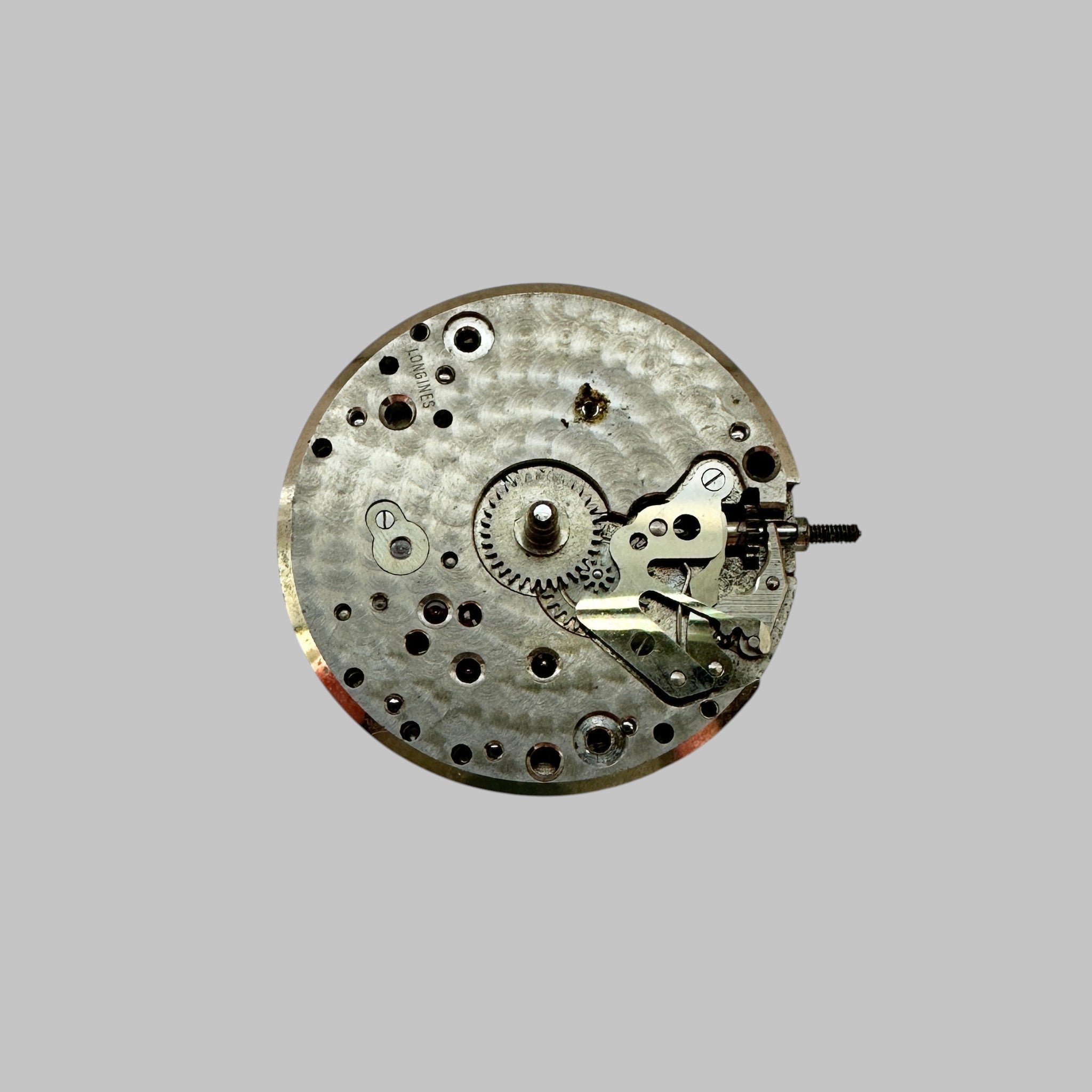 Genuine original vintage complete movement from Longines for caliber 23Z - side view