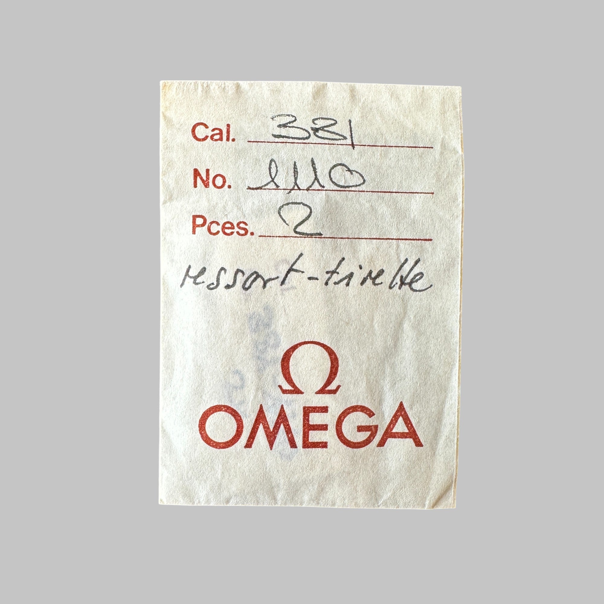 OMEGA CAL. 381 - SETTING LEVER SPRING 1110 NOS