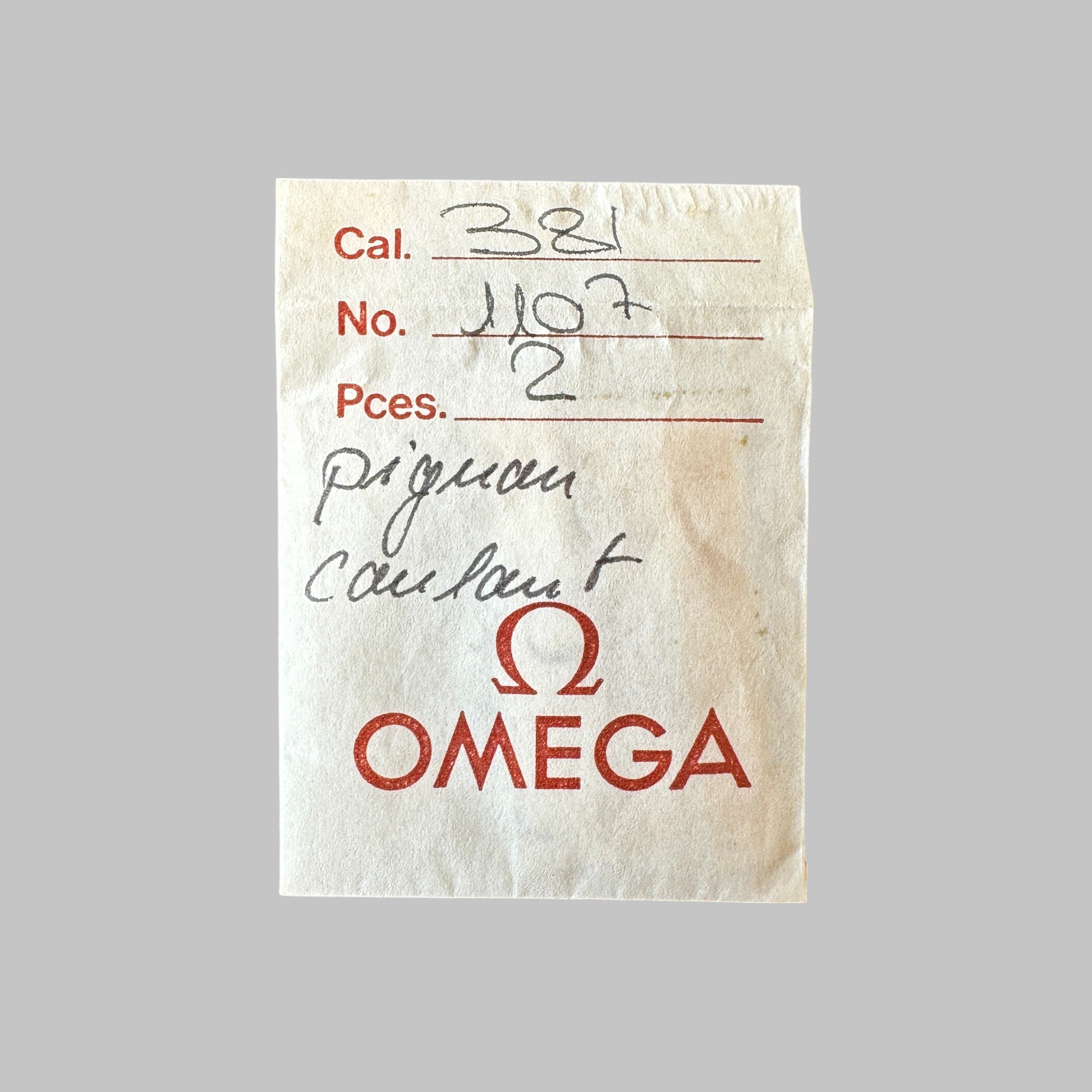 OMEGA CAL. 381 - CLUTCH WHEEL 1107 NOS