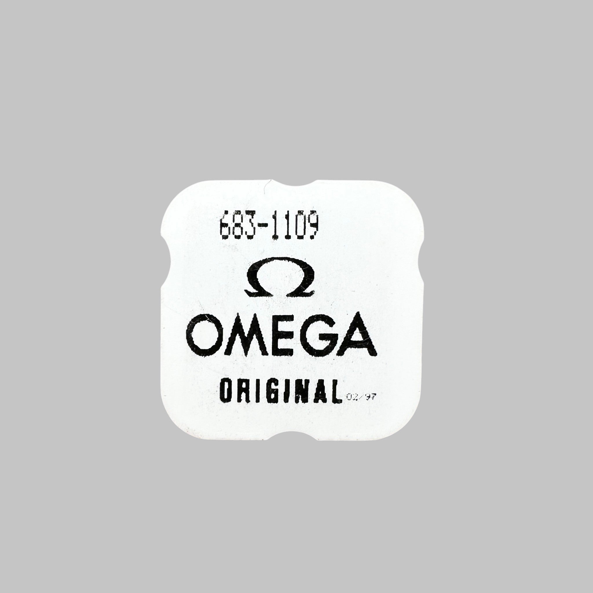 Genuine original vintage setting lever from Omega for caliber 683 referenced with nomenclature 1109 - side view