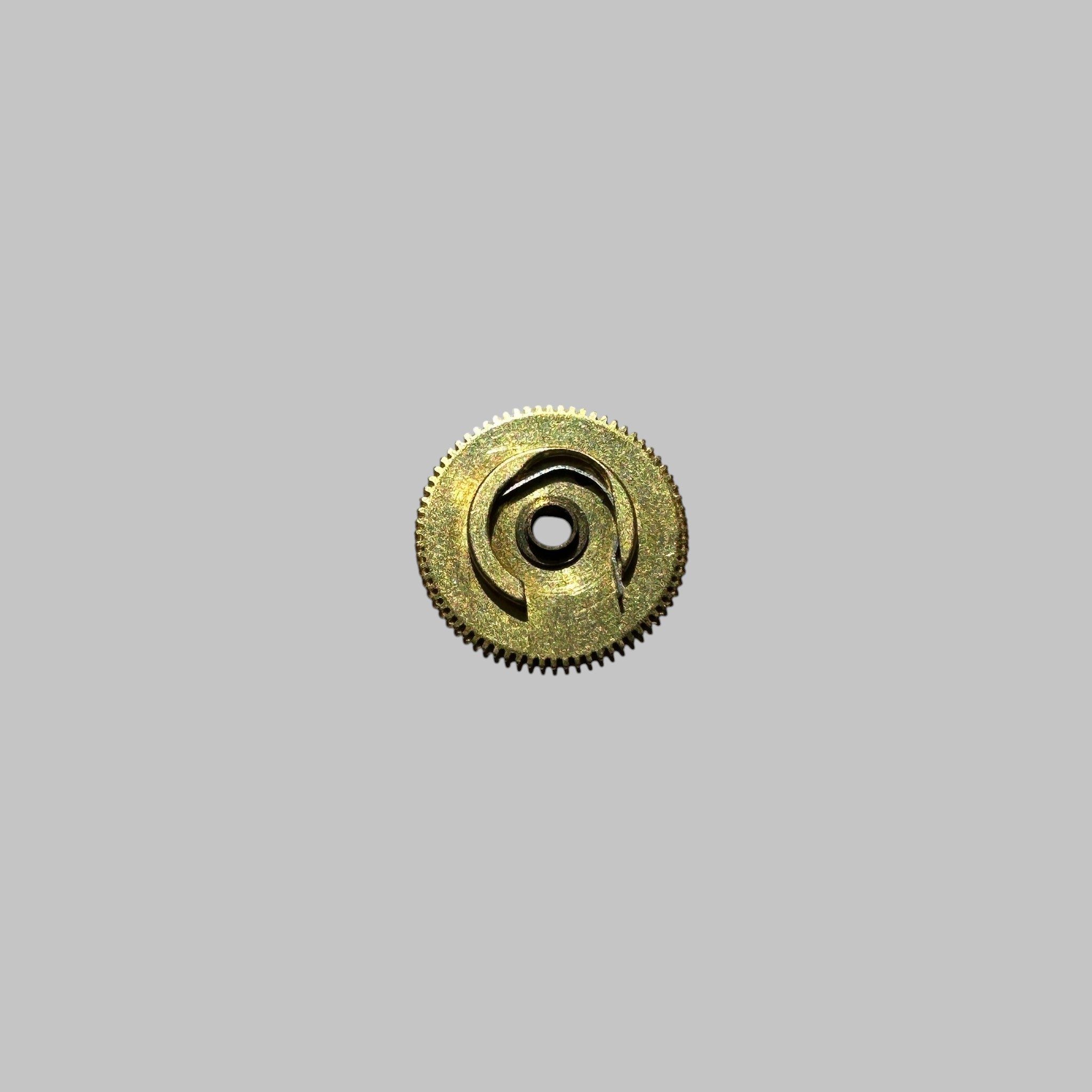Genuine original vintage date wheel from Omega for caliber 1040 referenced with nomenclature 1564 - side view