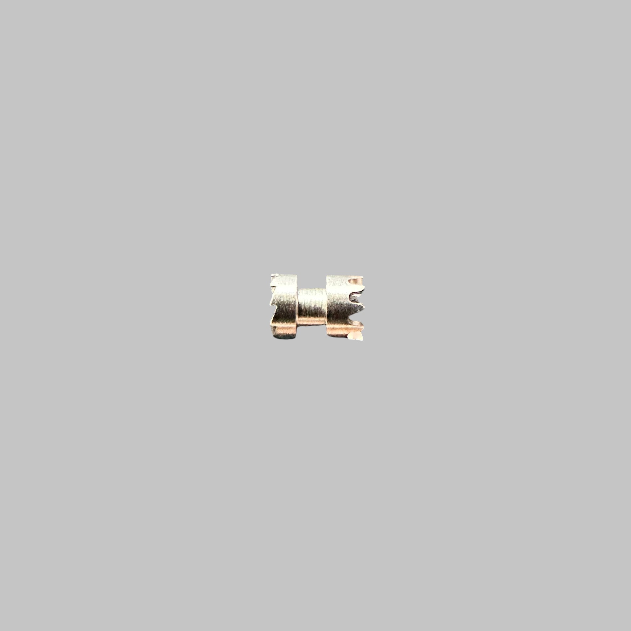 Genuine original vintage sliding pinion from Omega for caliber 33.3 / LEMANIA 15 referenced with nomenclature 1107 - side view
