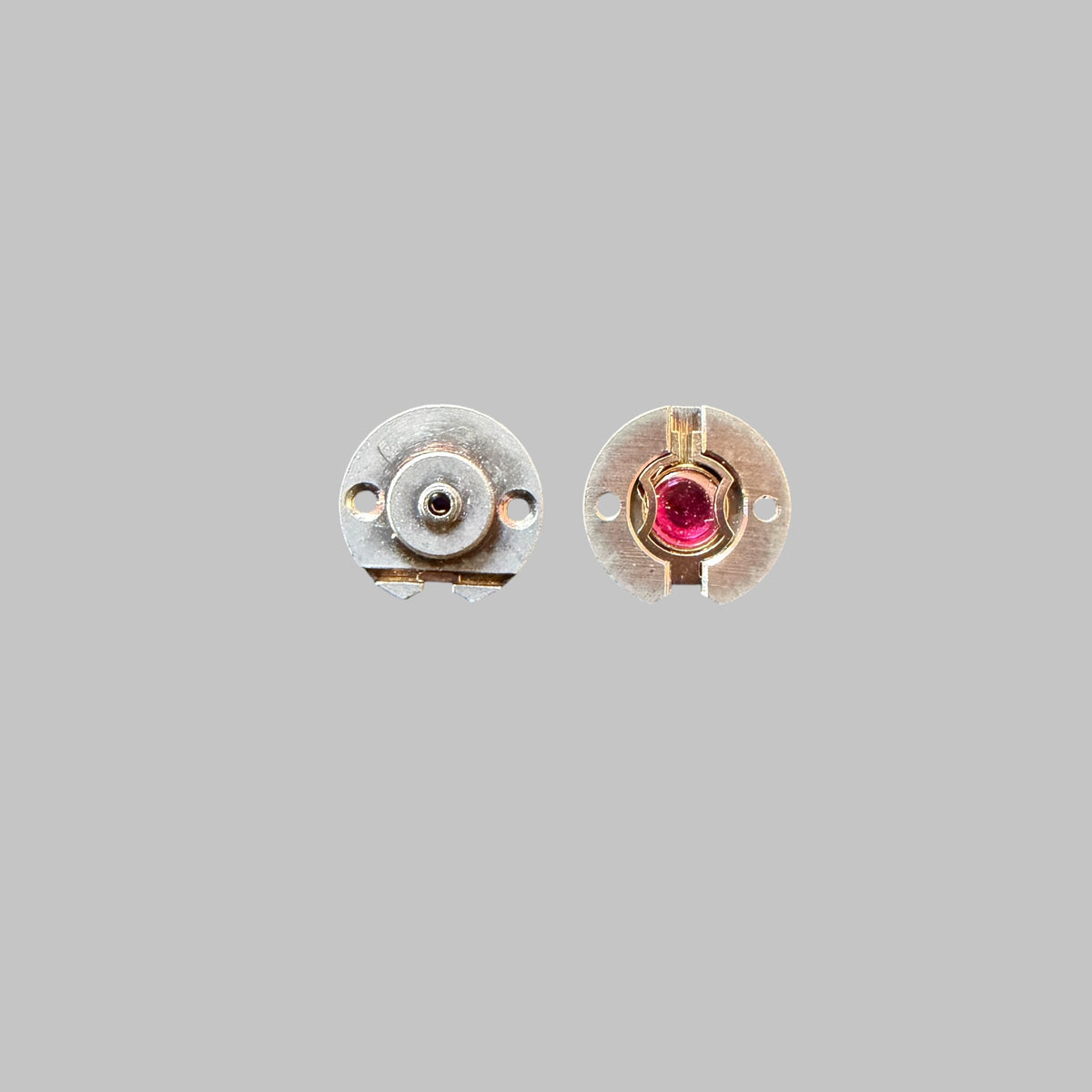 Genuine original vintage original incabloc from Omega / lemania for caliber 15TL - side view