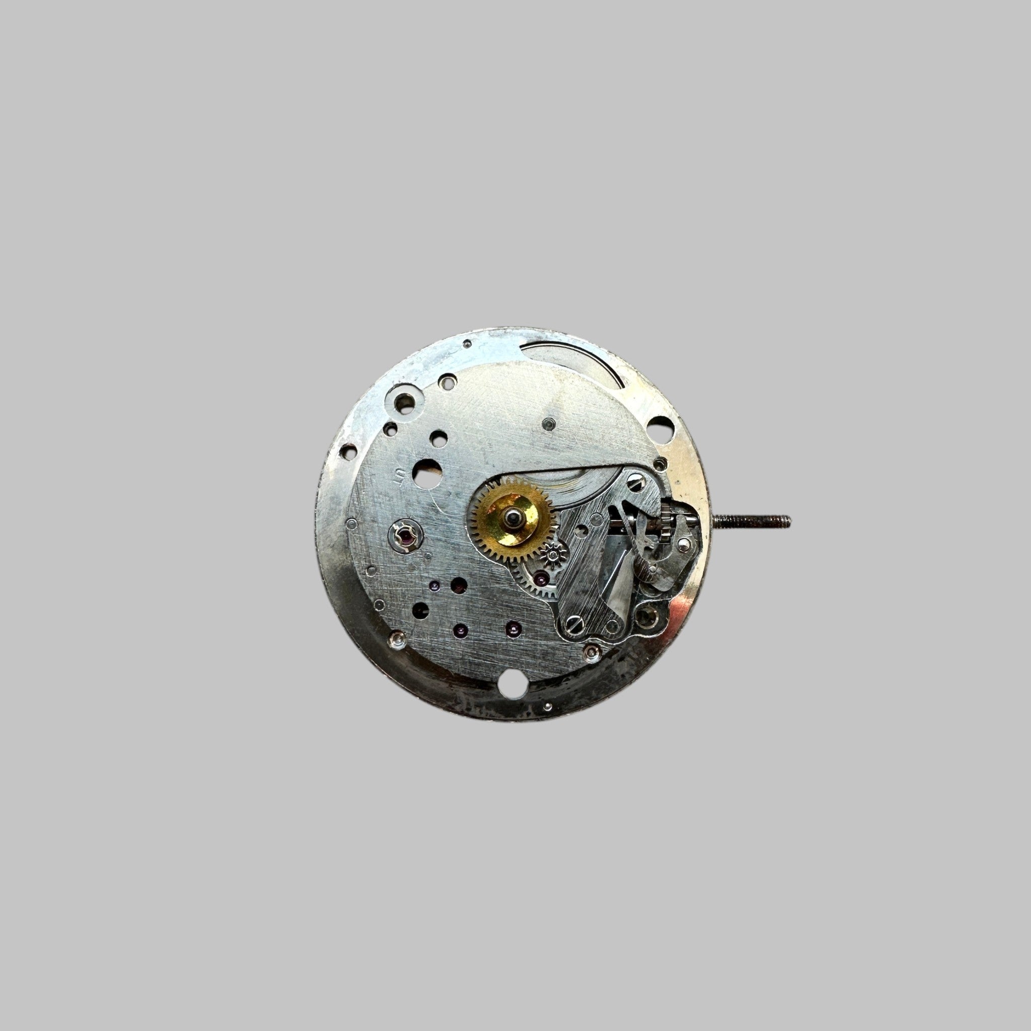 Genuine original vintage movement from Peseux for caliber 7001 - side view
