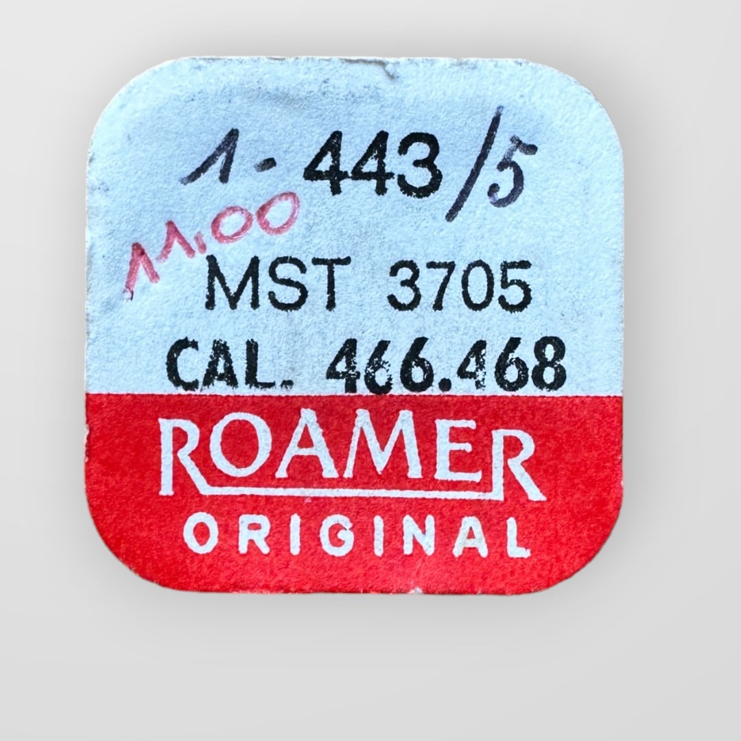 This is a picture of the ROAMER CAL. 466/468 - SETTING LEVER 443/5 watch component.