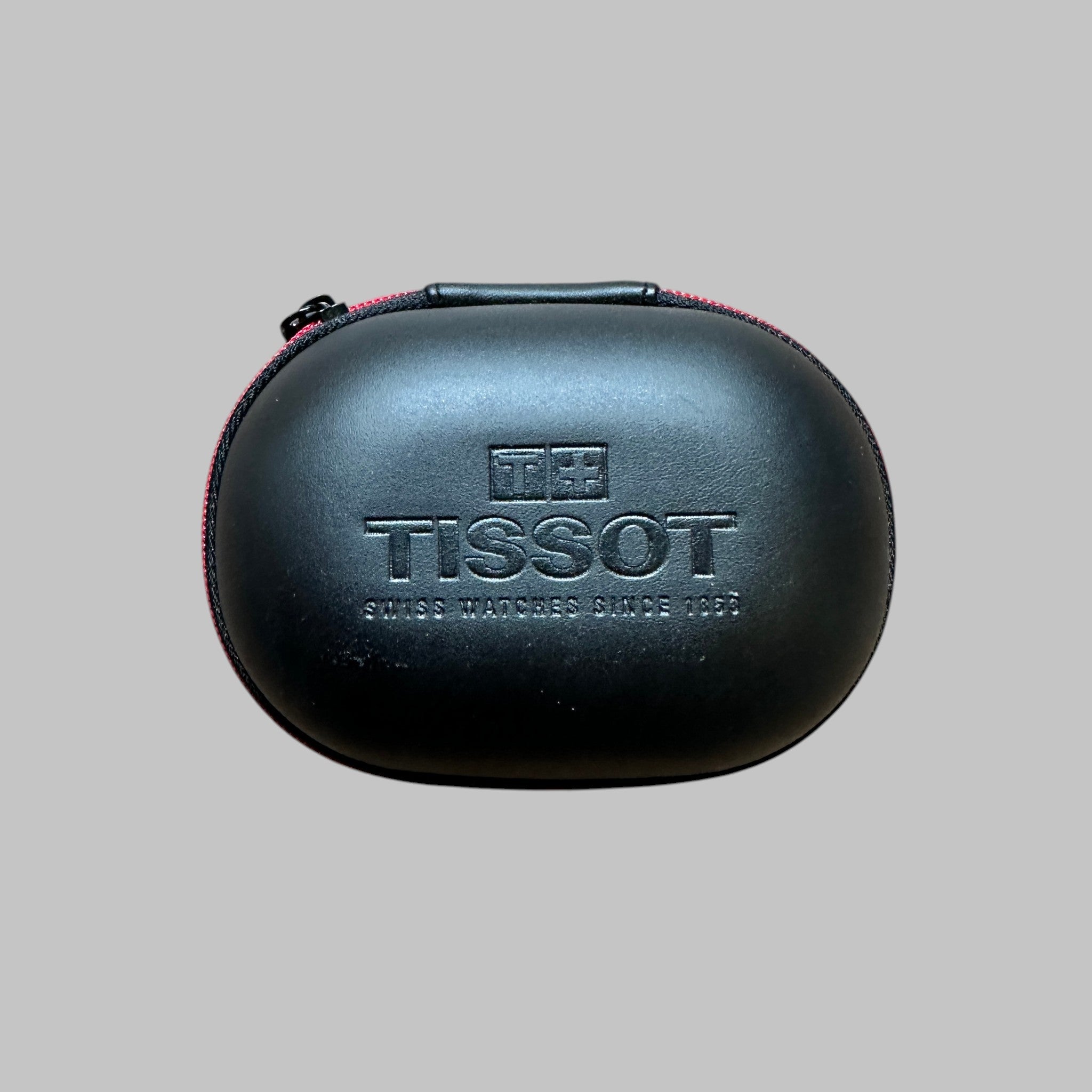 Genuine original vintage travel pouch from Tissot - side view