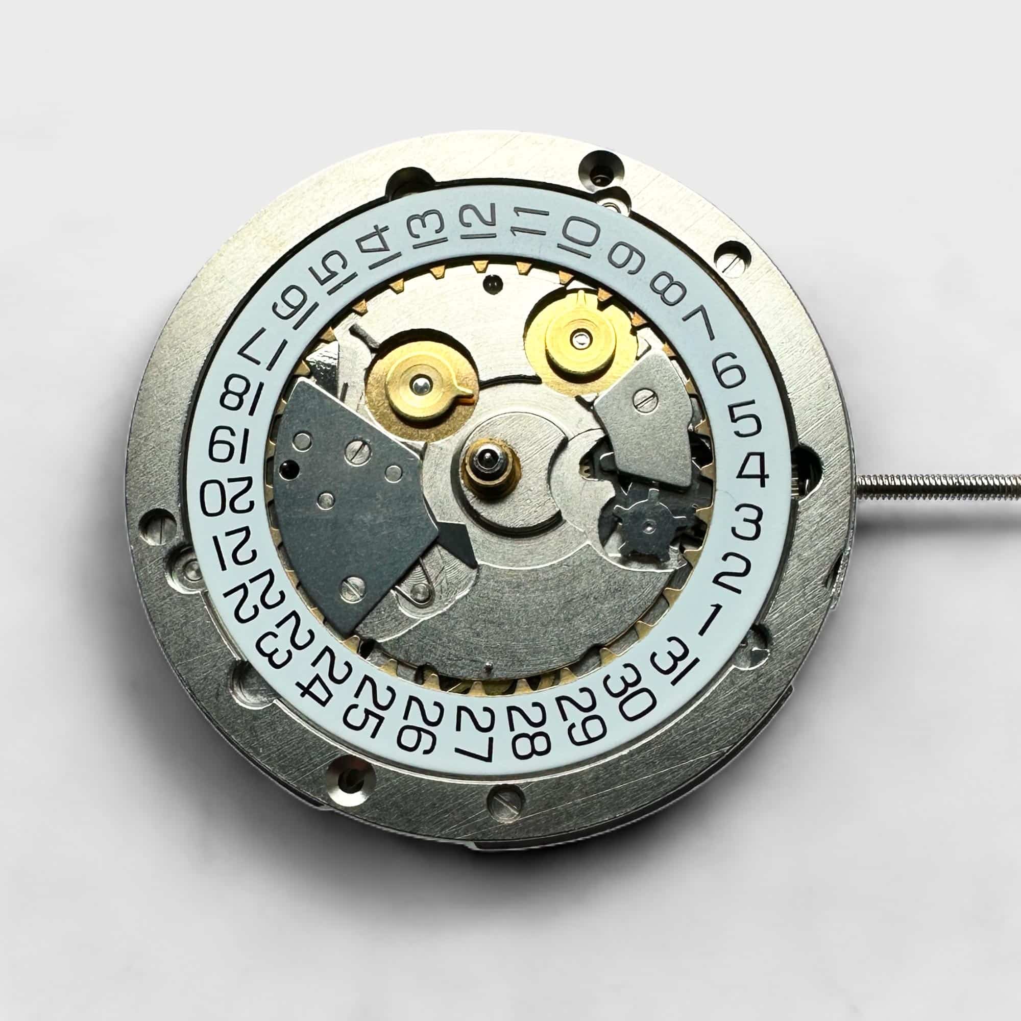 This is a picture of the VALJOUX CAL. 7750 - AUTOMATIC MOVEMENT COMPLETE NEUTRAL / FULL ROTOR watch component.