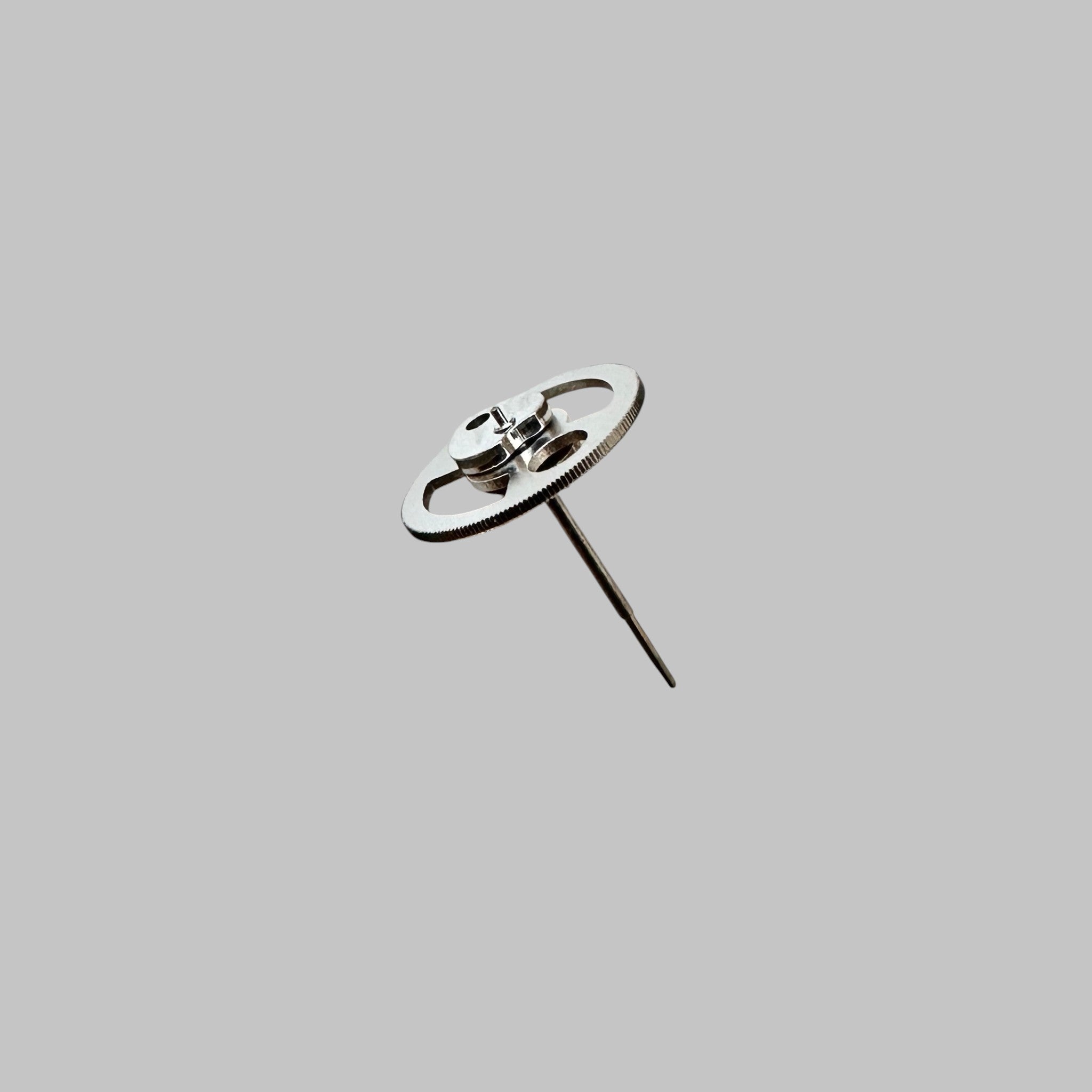 Genuine original vintage chronograph wheel from Valjoux for caliber 7734 referenced with nomenclature 8000 - side view