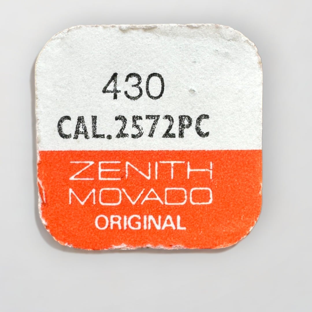 This is a picture of the ZENITH CAL. 2572 - CLICK SPRING 430 watch component.