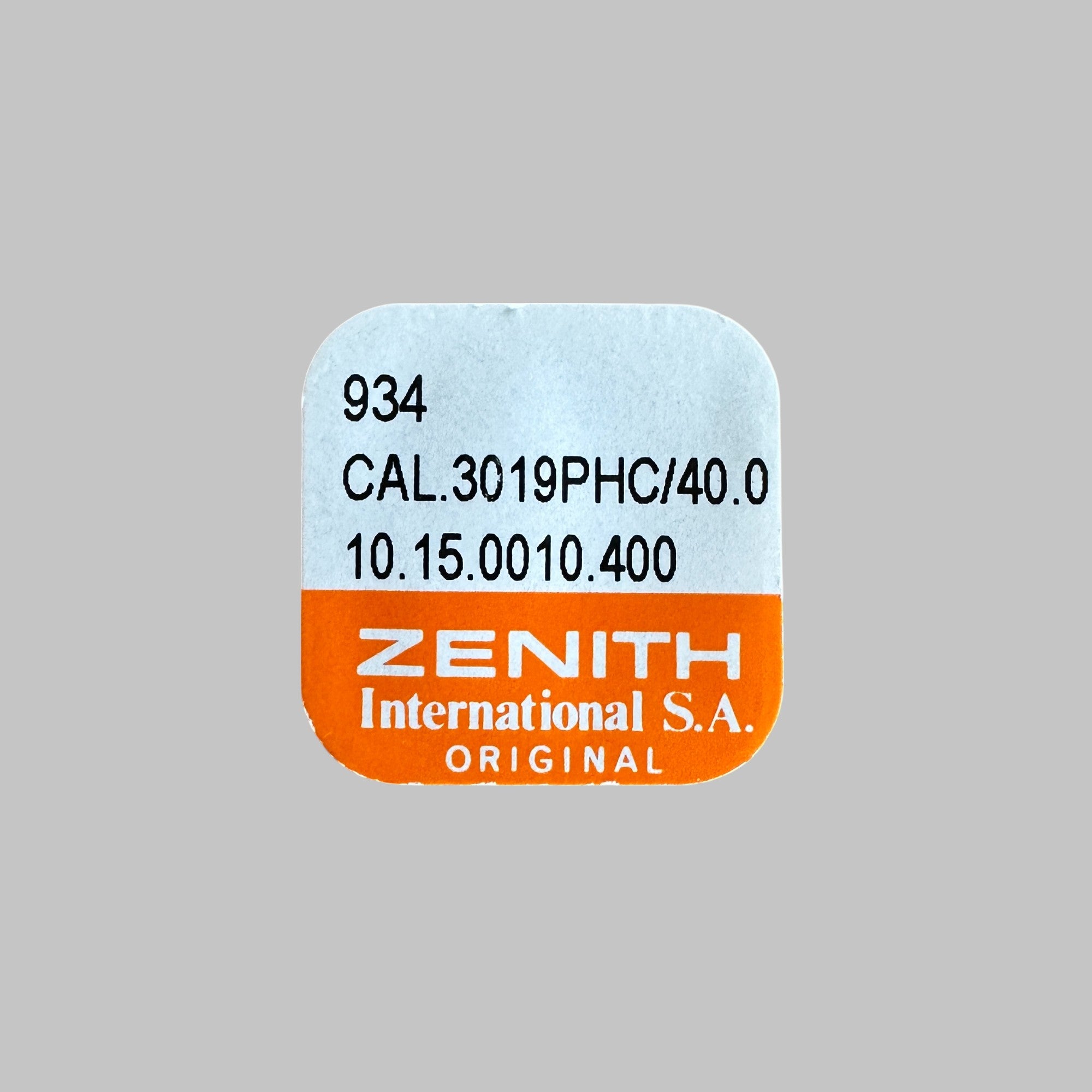 ZENITH CAL. 3019/400 - LOCKING PUSHERS EXTENSION 934 NOS