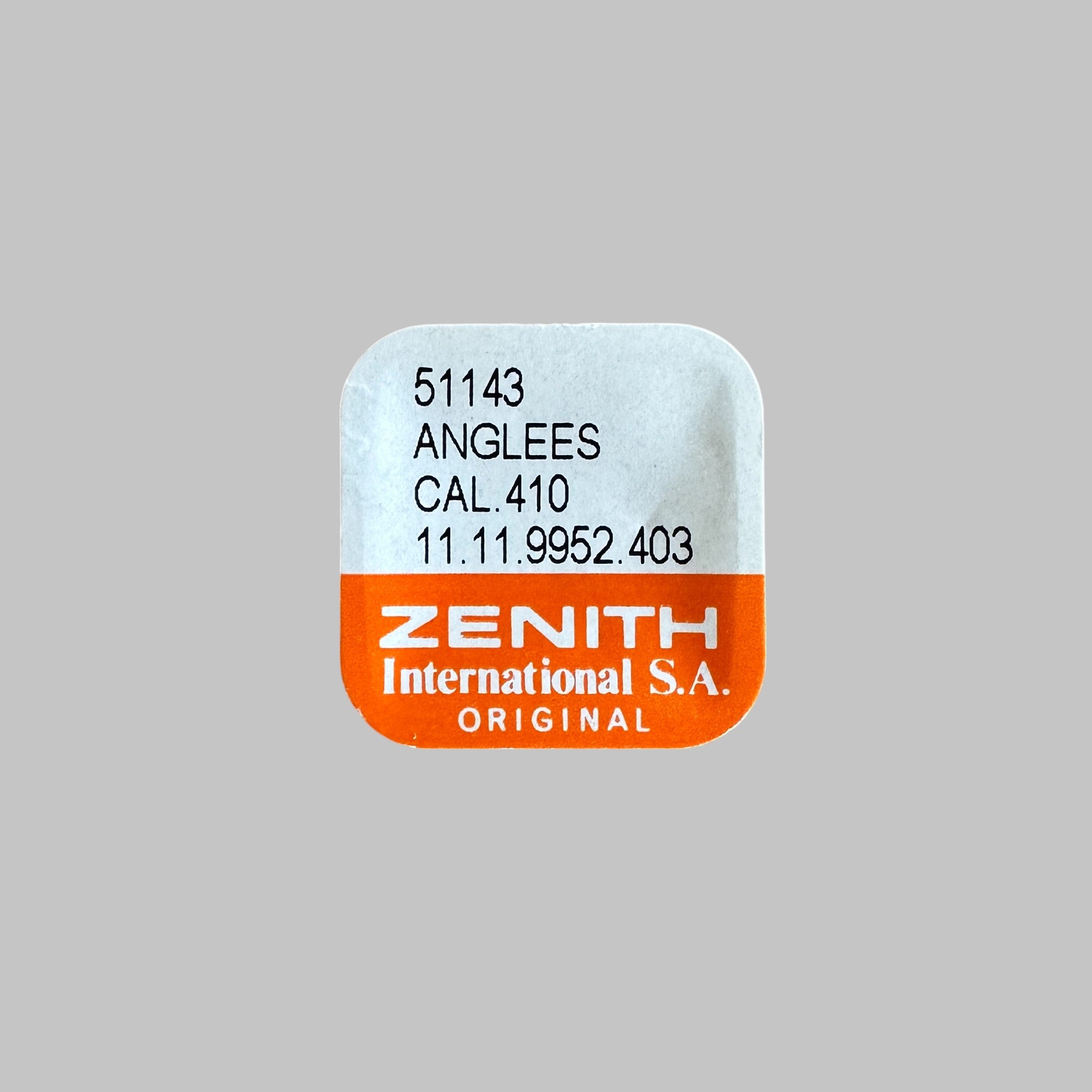 ZENITH CAL. 410 - ROTOR SCREW 51143 NOS