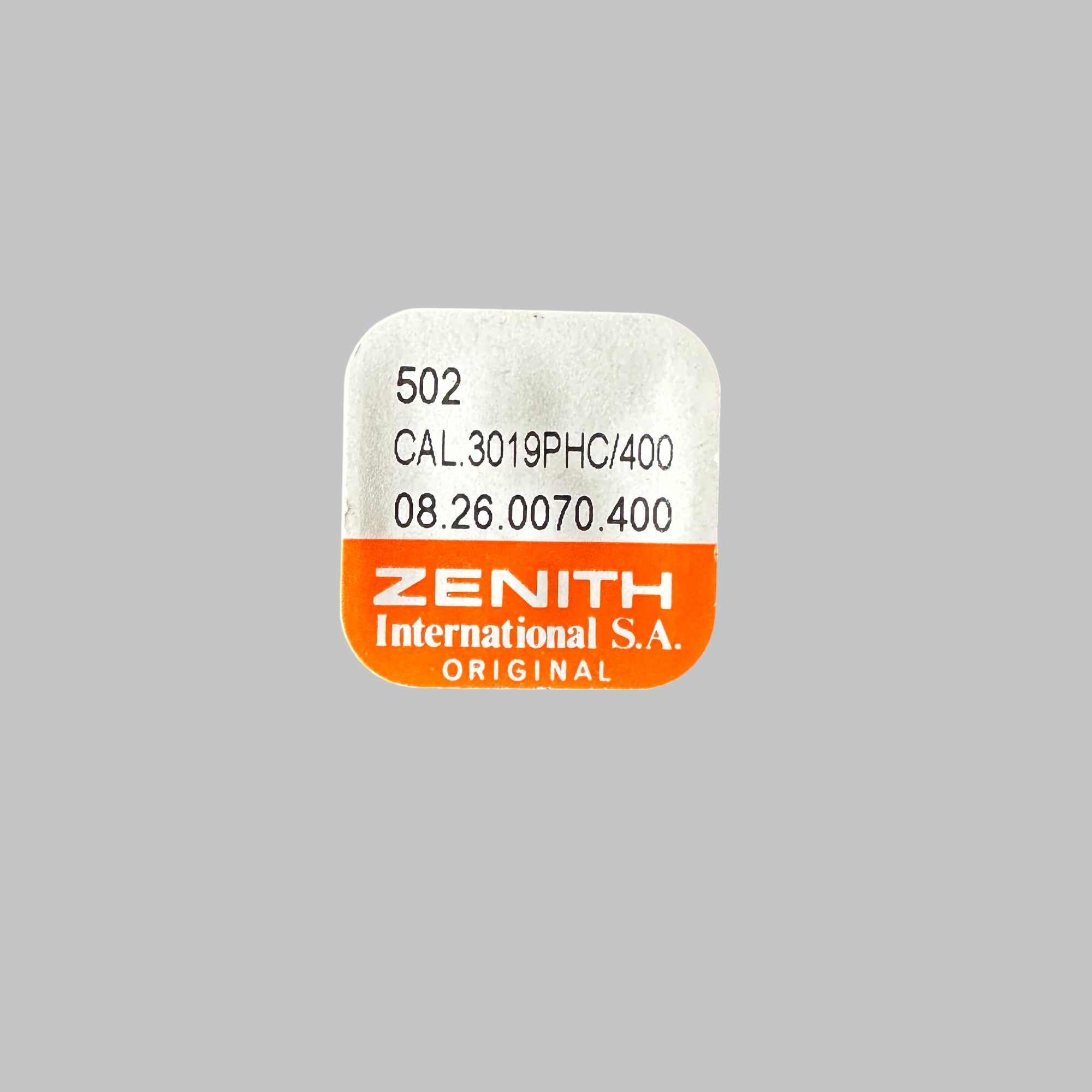 ZENITH CAL. 3019/400 - SETTING LEVER AXE 502 NOS