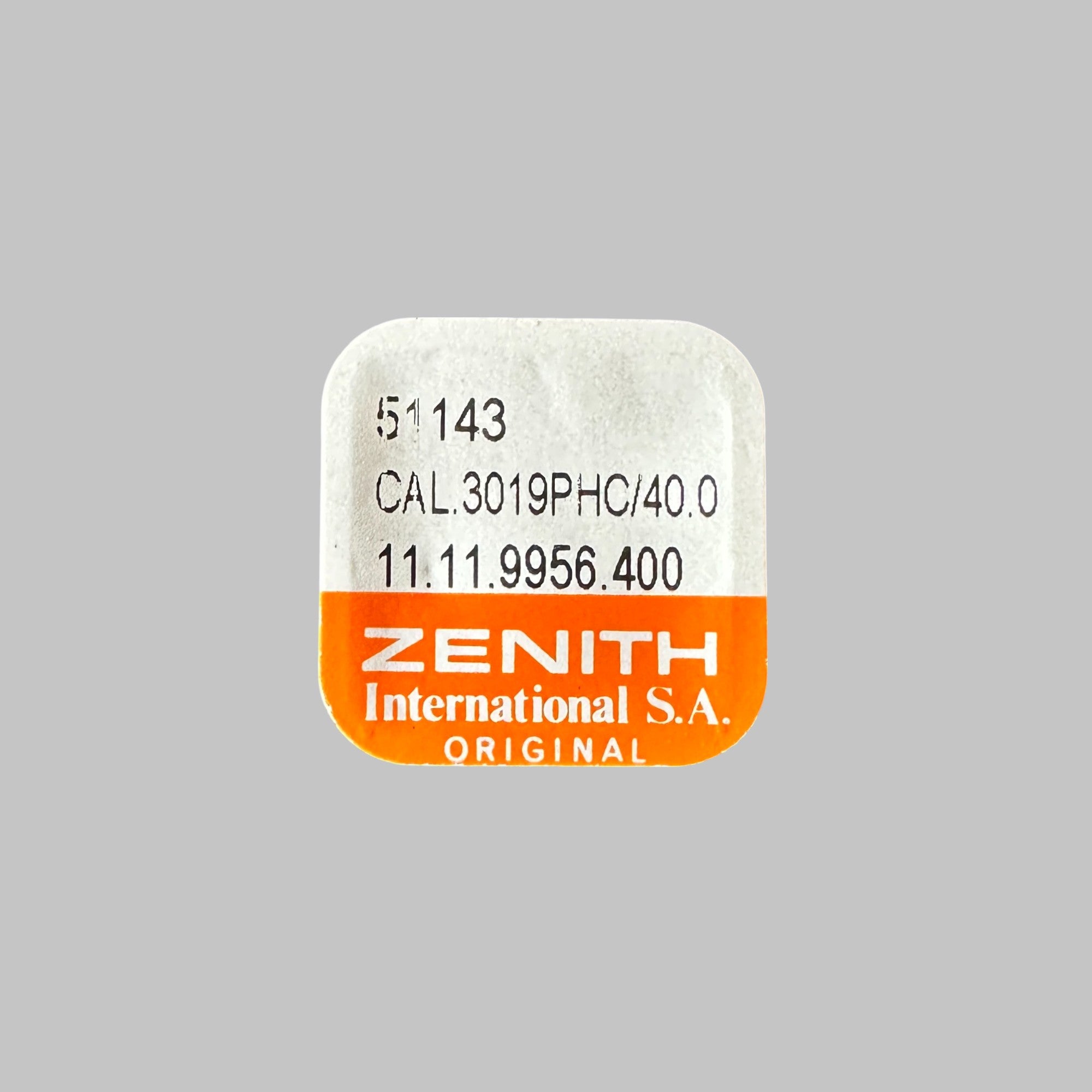 ZENITH CAL. 3019/400 - ROTOR SCREW 51143 NOS