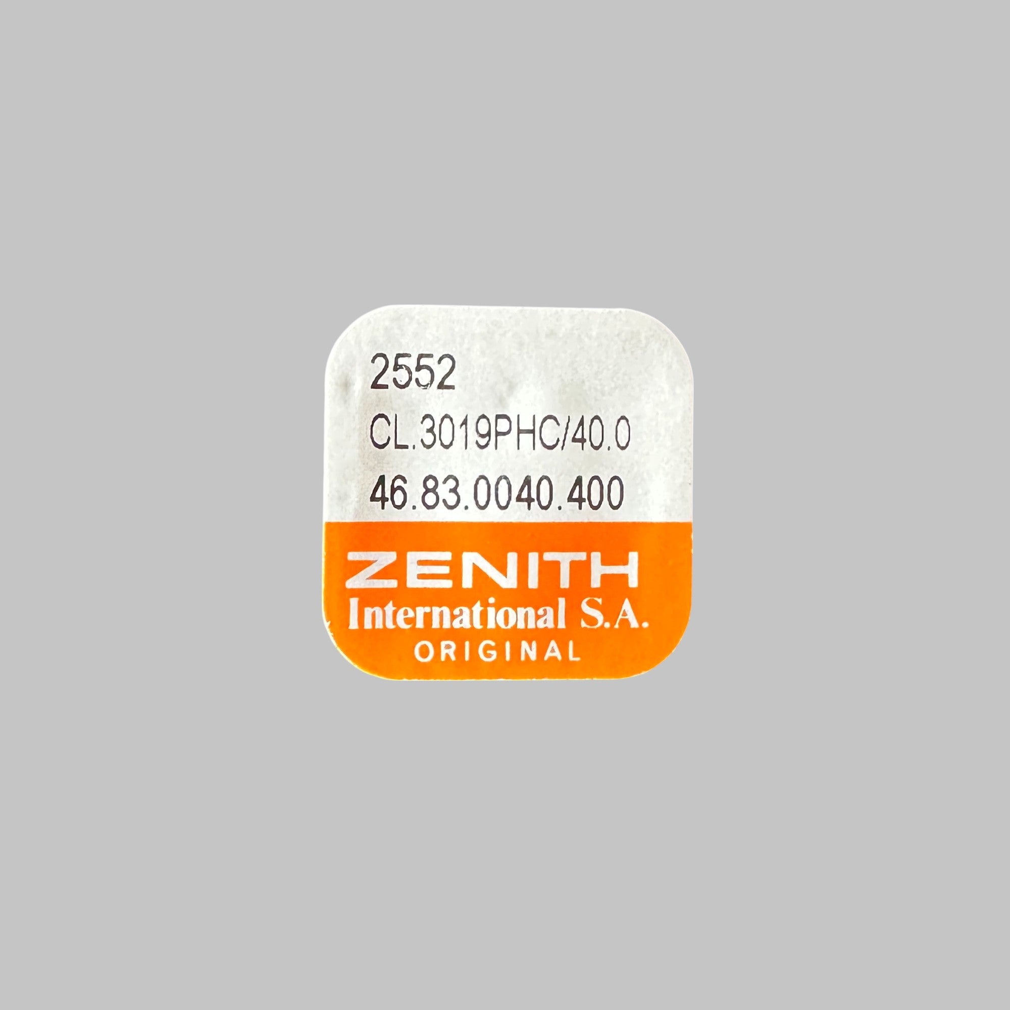 ZENITH CAL. 3019/400 - CALENDAR INDICATOR DRIVING FINGER 2552 NOS