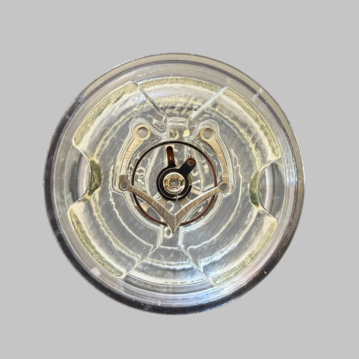 Genuine original vintage upper tourbillon brigde from Cartier for caliber 9451 of the model ASTRO-TOURBILLON of line ROTONDE - side view