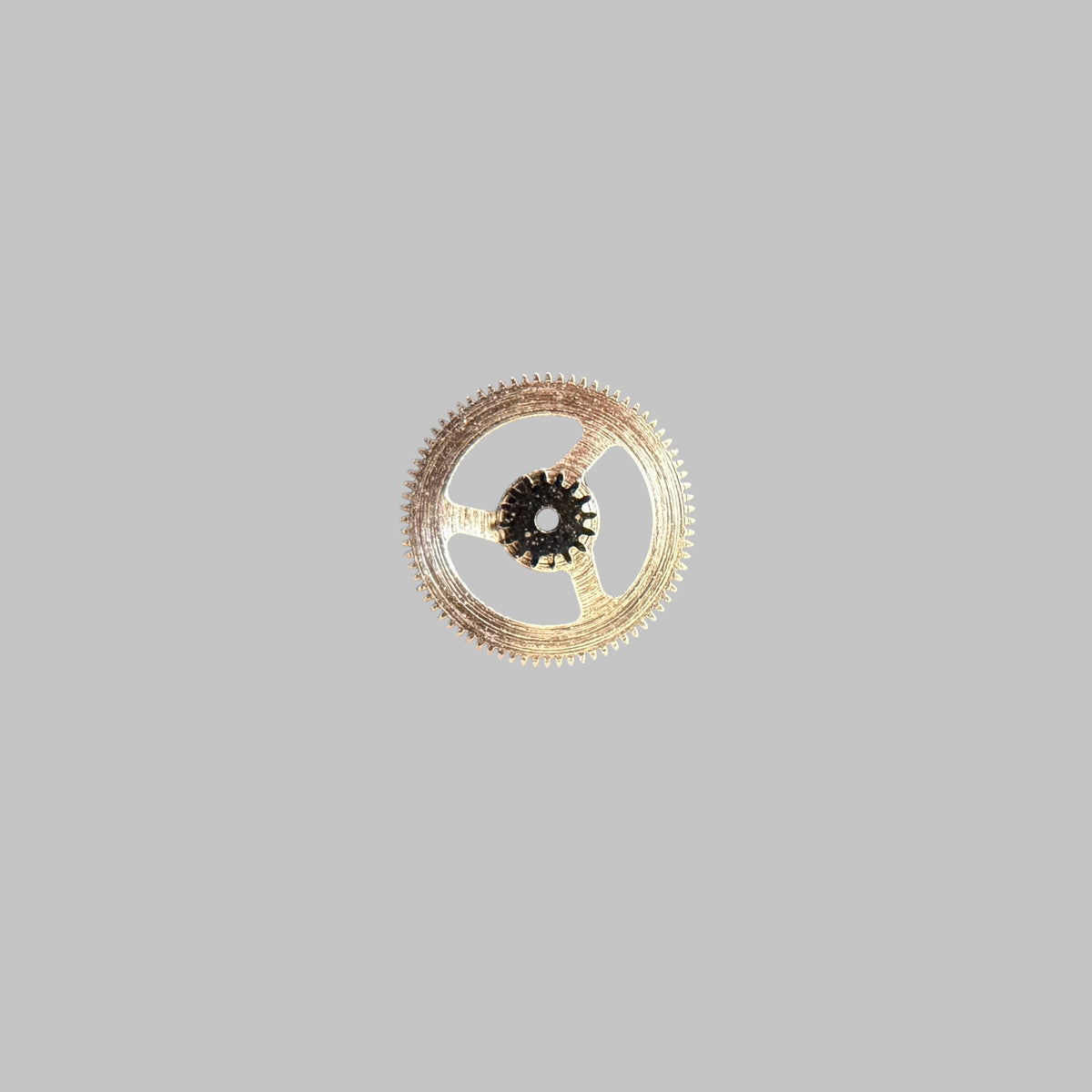 Genuine original vintage minute wheel from Cartier for caliber 9611/9612MC of the model SQUELETTE of line SANTOS - side view