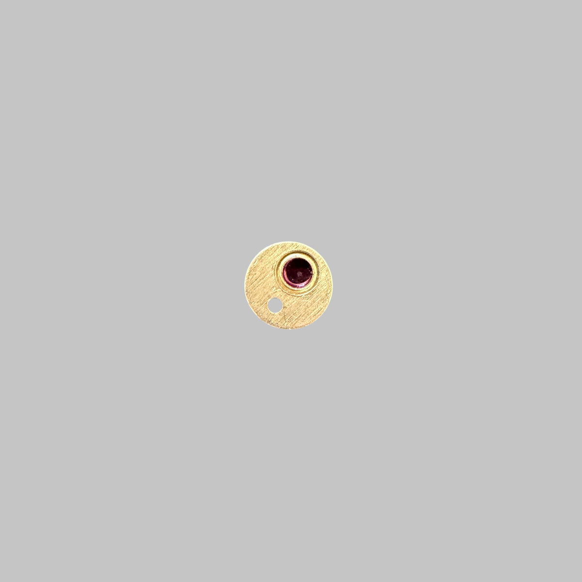 Genuine original vintage original part for caliber omega 321 and lemania 27ch from Omega for caliber 321 referenced with nomenclature 6530 - side view